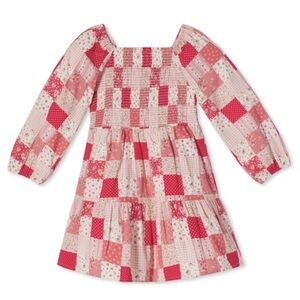 Classic Prep Girl's Hattie Tiered Patchwork-Print Dress